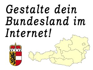 Gestalte das Bundesland Salzburg im Internet mit!
